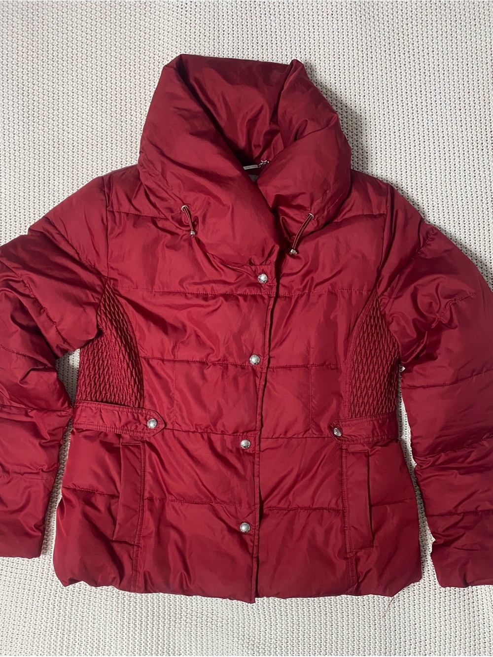 Andrew Marc Women's Quilted Puffer Jacket in Burgundy